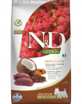 FARMINA N&D Quinoa Dog Skin&Coat Adult Mini venison, coconut 2.5 kg + FARMINA N&D Quinoa Dental Treat Skin Coat Venison Mini 60 g GRATIS!