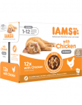 IAMS Advanced Nutrition Kitten Chicken in Gravy Pouch 12x85g m&auml;rgtoit kassipoegadele kana kastmes