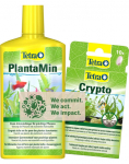 TETRA v&auml;etis akvaariumik plantidele PlantaMin 500 ml + Crypto 10 tbl. v&auml;etis taimede ja juurte jaoks TASUTA