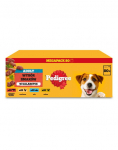 PEDIGREE T&auml;iskasvanud Maitsevalik želees 80x100 g m&auml;rg toit koertele