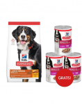 HILL'S Science Plan Adult Dog Large Dry Chicken 14 kg kana suurtele t&otilde;ugudele + 3 purki HILL's m&auml;rgtoitu TASUTA