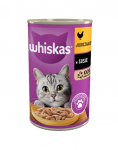 WHISKAS konserv kassidele kanalihaga 400 g