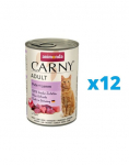 ANIMONDA Carny Adult rinkinys kalakutiena ir aviena 12 x 400 g