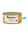 APPLAWS Cat Adult Chicken Breast with Cheese in Broth kanafilee juustuga puljongis 6x156 g