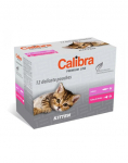 CALIBRA Cat Premium Line Kitten Multipack 12x100g kotikesed kassipoegadele