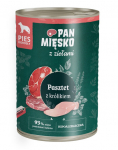 PAN MIESKO maitsetaimedega j&auml;nese-pastett koerustele 400 g
