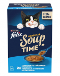 FELIX Original Soup Kalade maitsed 6x48g koha ja tuunikalaga, t&auml;iendav m&auml;rg toit kassidele