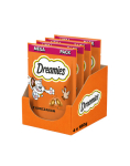 DREAMIES Mega Pack kr&otilde;mpsuvad kassitoidud kana maitsega 4x180 g