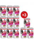 HILL'S Science Plan Canine Adult Beef 9x370 g t&auml;iskasvanud koertele veiselihaga + 3 purki TASUTA!