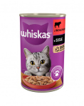 WHISKAS hověz&iacute; v om&aacute;čce 400 g