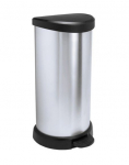 CURVER pr&uuml;gikast DECO BIN 40 l must / h&otilde;bedane metalne