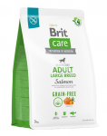 BRIT BRIT CARE Dog Grain-Free Adult large breed salmon  l&otilde;hega suurt t&otilde;ugu t&auml;iskasvanud koertele 3 kg