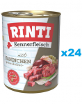 RINTI Kennerfleisch Rabbit k&uuml;&uuml;lik 24 x 800 g