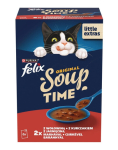 FELIX Original Soup Maal&auml;hedased maitsed 6x48g veise-, kana- ja lambalihaga, t&auml;iendav m&auml;rg toit kassidele