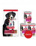 HILL'S Science Plan Canine Adult Large Breed Lamb&Rice suurtele koerat&otilde;ugudele m&otilde;eldud lamba- ja riisitoit 14 kg + 3 purki HILL's m&auml;rgtoitu TASUTA