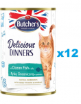 BUTCHER'S Delicious Dinners kassitoit t&uuml;kid merekalaga marmelaadis 12x400g