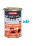 ANIMONDA Grancarno Sensitive kana kartuliga 6x400 g