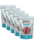 SIMPLY FROM NATURE Meat Strips Liha ribad lambaliha ja riisiga koertele 5x80 g