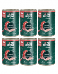 PAN MIESSKO maitsetaimedega Pastetiga k&uuml;&uuml;likuga koertele 6x400 g