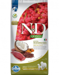 FARMINA N&D Quinoa Dog Skin&Coat Duck&Coconut Adult Medium&Maxi 7 kg + FARMINA N&D Quinoa Dental Treat Skin Coat Venison Medium/Maxi 100 g (7 szt) tasuta!