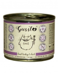 GUSSTO Cat Fresh Turkey & Duck kalkunist ja pardist m&auml;rja kassitoit 12x200g