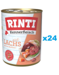 RINTI Kennerfleisch Salmon l&otilde;he 24x800 g