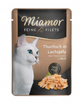 MIAMOR Feline Filets tuunikala ja l&otilde;he želees kotikeses 12x100 g
