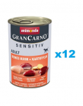 ANIMONDA Grancarno Sensitive kana kartuliga 12x400 g