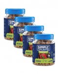SIMPLY FROM NATURE Smart Bites Hobusetreenerid koertele 4x130g