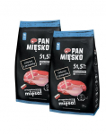 PAN MIĘSKO Veiseliha koos vutiga kutsikatele kr&otilde;binad L 2x20 kg