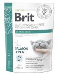 BRIT Grain Free Veterinary Care Cat Sterilised Salmon and Pea 400 g