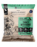 COUNTRY OF ANIMALS Turkey with Rabbit M 50g kalkun koos k&uuml;&uuml;likuga, kuivtoit koertele