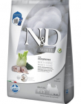 FARMINA N&D White Dog Adult Mini Sea Bass, Spirulina, Fennel 5 kg