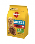 PEDIGREE Adult 3x2.6 kg veiseliha ja k&ouml;&ouml;giviljadega t&auml;isv&auml;&auml;rtuslik kuivtoit t&auml;iskasvanud suurte ja keskmise suurusega t&otilde;ugude koertele