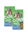 VERSELE-LAGA Crispy Snack with Popcorn 2x550g kr&otilde;bistavad sn&auml;kid popkorniga k&uuml;&uuml;likutele ja n&auml;rilistele