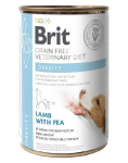 BRIT Veterinary Diet Obesity Lamb&Pea 400 g Veterinaarne t&auml;iss&ouml;&ouml;t lambaliha ja hernestega