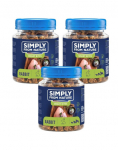 SIMPLY FROM NATURE Smart Bites k&uuml;&uuml;likutreenerid koertele 3x130g