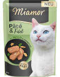 MIAMOR Pate and Filet with Game hirvefilee t&uuml;kid 85 g