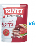 RINTI Kennerfleisch Duck Part kotike 6x400 g