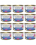 SCHESIR Tuunikala ja kiludega kasside puljongis, 12 x 70 g