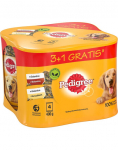 PEDIGREE Adult 3+1 purk 4x400 g želee kana, veiseliha