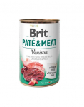 BRIT Pate&Meat venison 400 g ulukilihaga pasteet koerale