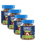 SIMPLY FROM NATURE Smart Bites k&uuml;&uuml;likutreenerid koertele 4x130 g
