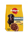 PEDIGREE Senior kanaliha ja k&ouml;&ouml;giviljadega 3x2,6 kg kuivtoit vanematele koertele