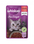 Whiskas tro&scaron;kinys drebučiuose (1+ metai) su jautiena 85 g