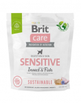 BRIT CARE Dog Sustainable Sensitive fish insekt t&auml;iskasvanud koertele koos kala ja putukatega 1 kg