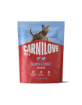 CARNILOVE Active Cat Salmon and Turkey for Kittens 400 g l&otilde;he ja kalkun, k&otilde;ikide t&otilde;ugude kassipoegadele