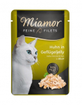 MIAMOR Feline Filets Kana ja kodulinnuliha želees 12x100 g