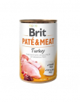 BRIT Pate&Meat turkey 400 g kalkunipasteet koertele