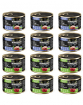 SUPER RAFI Cat Mix 2 maitset, 12 x 185 g kasside m&auml;rgtoitu